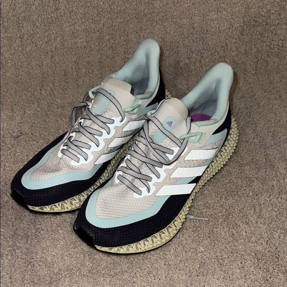 Adidas Women's Black, White, and Mint Athletic Shoes